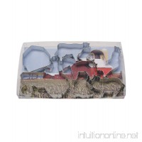 R&M International 1939 Farm Theme Cookie Cutters Tractor Cow Chick Barn Rooster Horse Pig 7-Piece Set - B00K6F31Y6